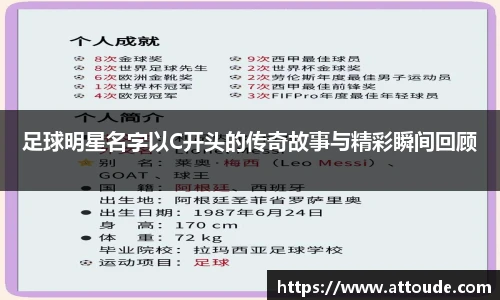 足球明星名字以C开头的传奇故事与精彩瞬间回顾